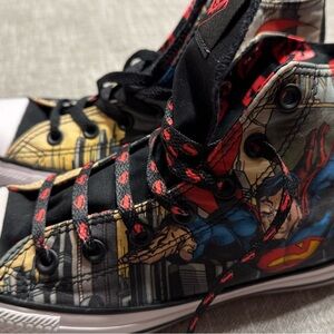 Converse DC Comics Superman High-Top Chuck Taylor sneakers NWOT